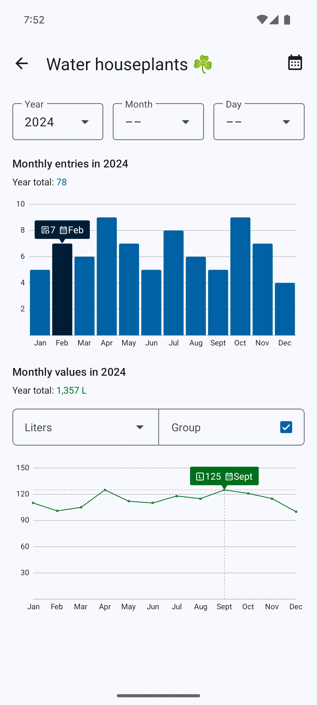 TimeJot - Event timeline log screenshot